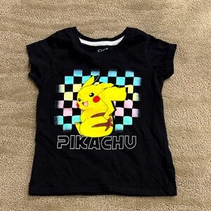 Pikachu Kids T-Shirt - Black